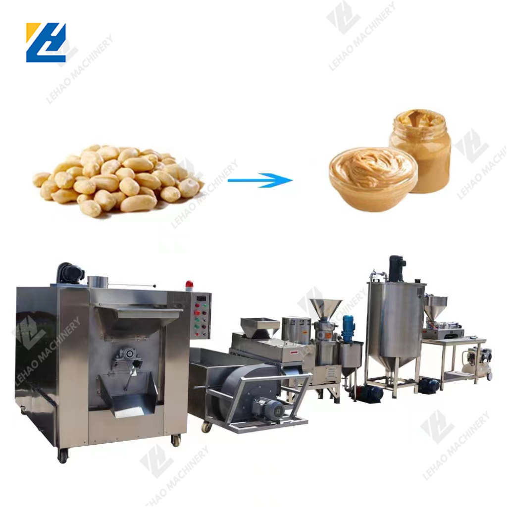 Semi-auto 100kg/h Peanut Butter Production Line