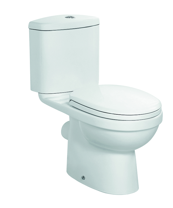 Two Piece Toilet With Wash Down 180mm Rough In Ceramic Toilet Bathroom Toilet