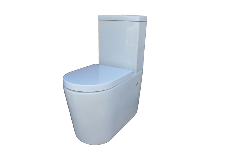 Two Piece Toilet With Wash Down System 180mm Rough In Ceramic Toilet Bathroom Toilet