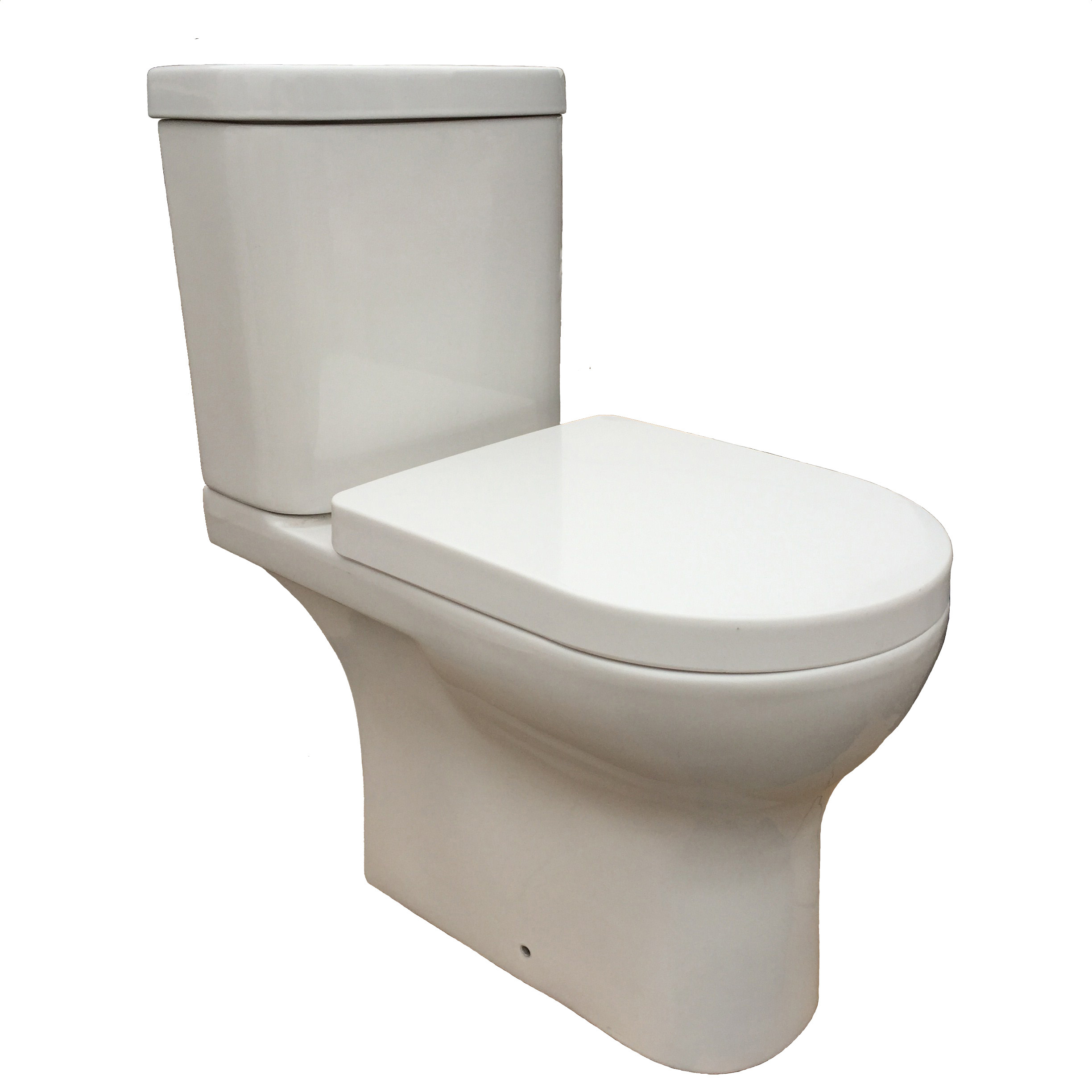 Two Piece Toilet With Wash Down System 180mm Rough In Ceramic Toilet Bathroom Toilet