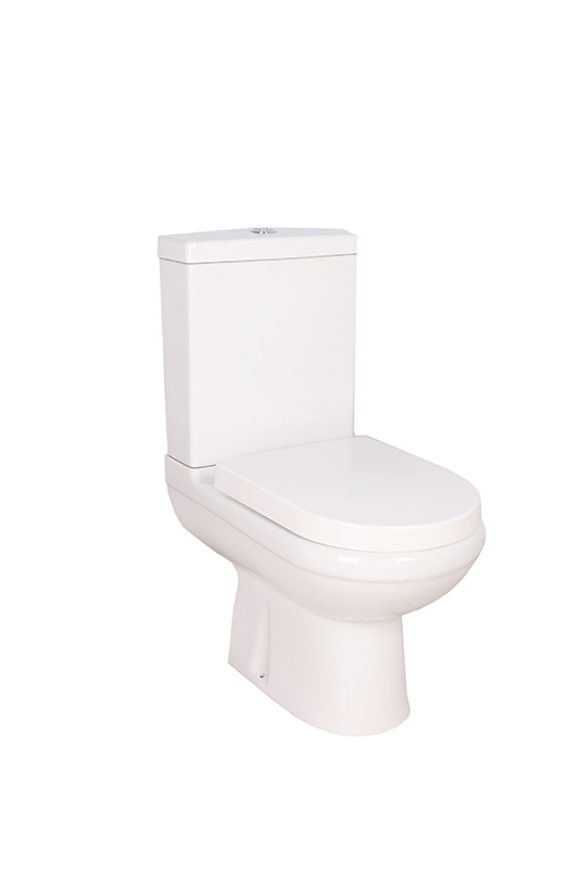 Two Piece Toilet With Wash Down System 180mm Rough In Ceramic Toilet Bathroom Toilet Rimless