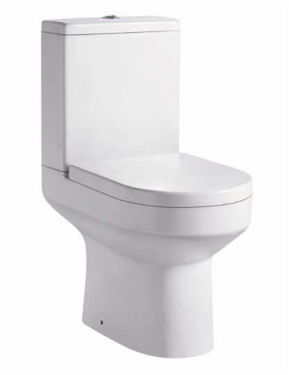 Two Piece Toilet With Wash Down System 180mm Rough In Ceramic Toilet Bathroom Toilet Rimless