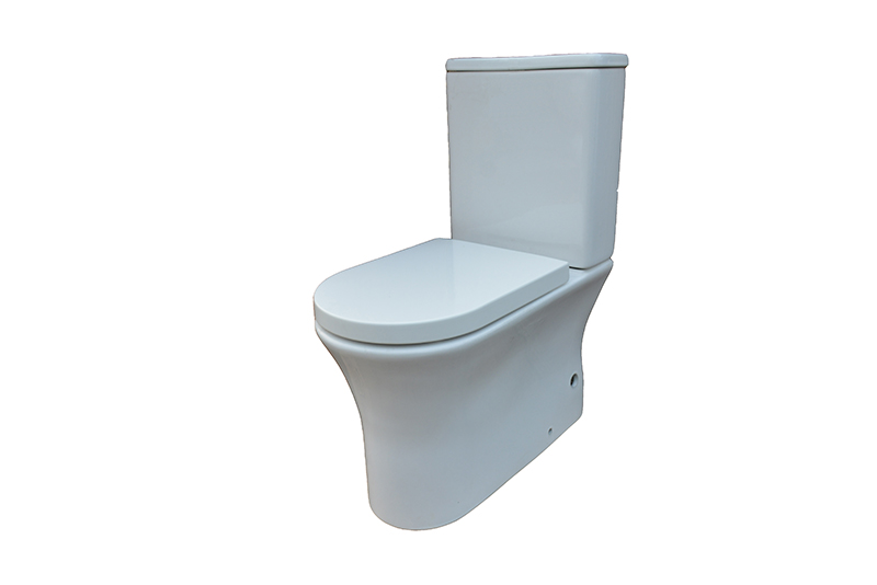 Two Piece Toilet With Wash Down System 180mm Rough In Ceramic Toilet Bathroom Toilet