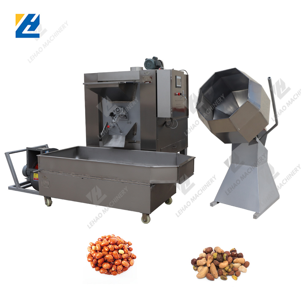 Semi-auto Nut Roasting And Seasoning Prodcuction Line