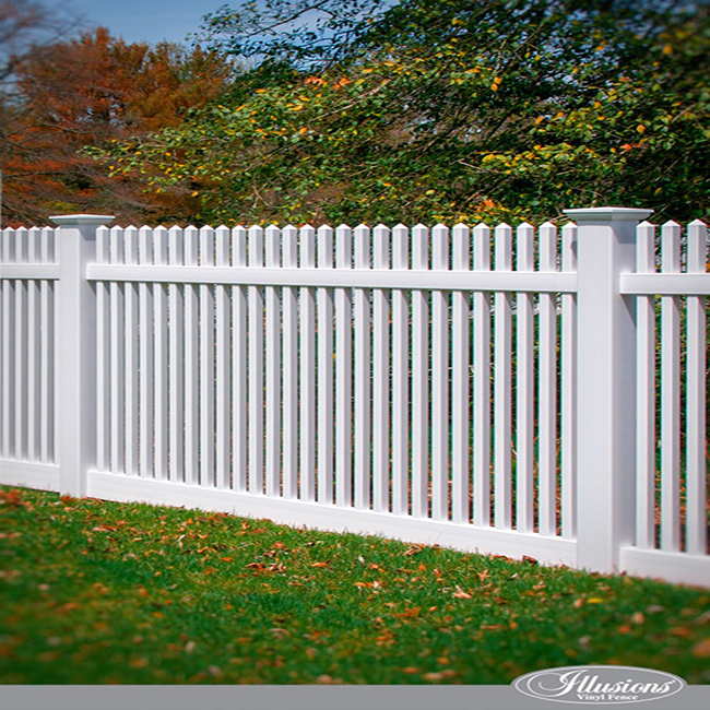 American Vinyl 1-1/2"X1-1/2" Picket Fence