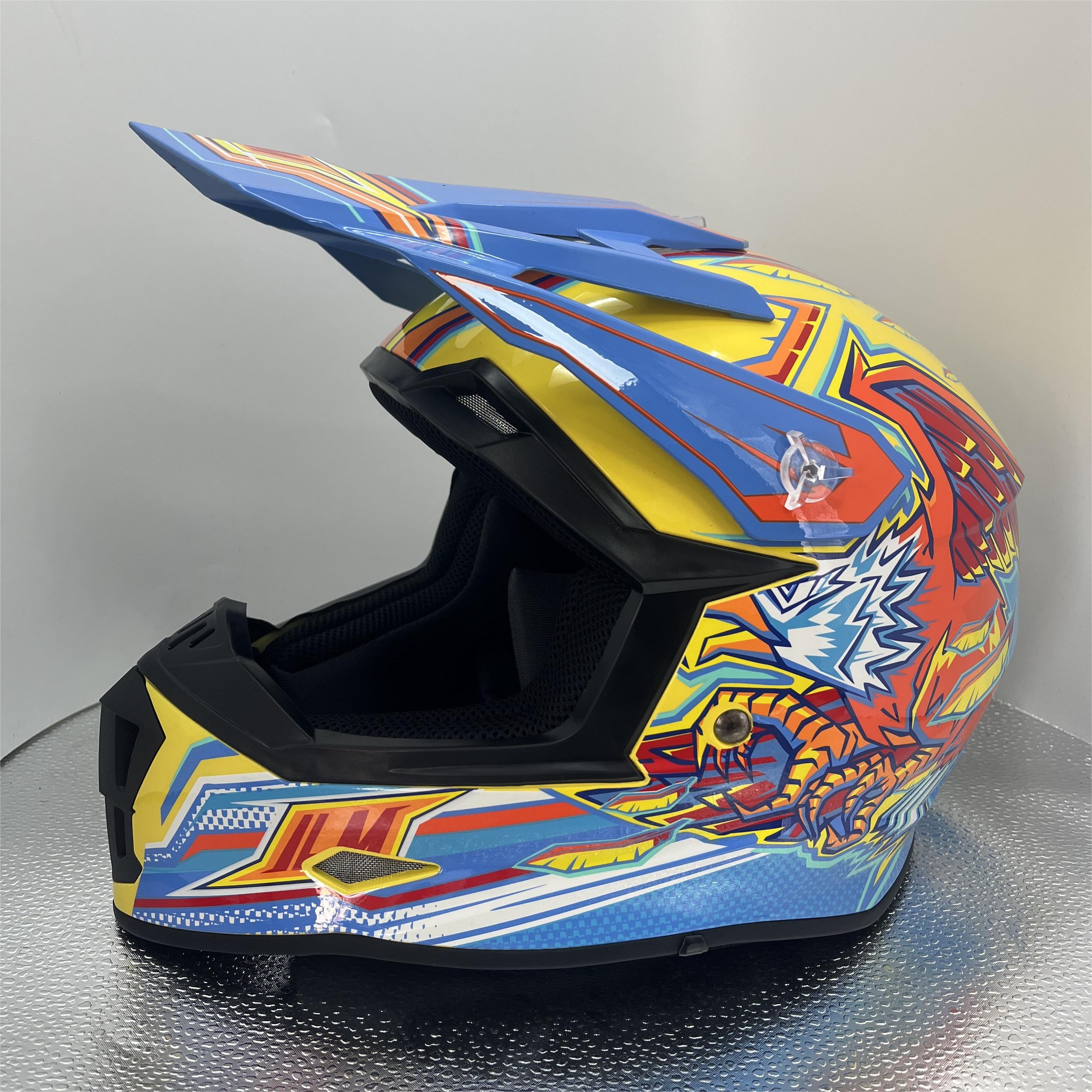 Motorcycle helmet for kids with ECE / DOT