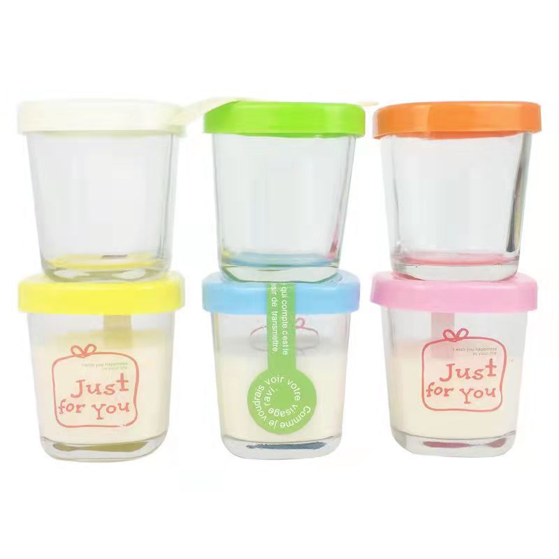 Hot selling high borosilicate glass baby storage container