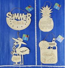 Wooden decorations