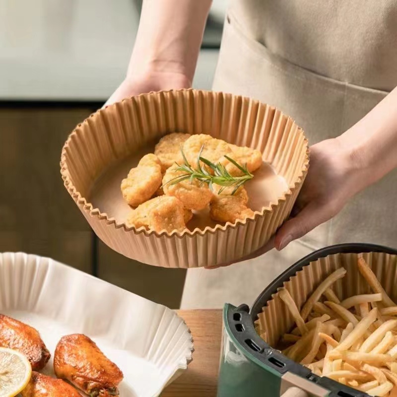 Air fryer paper holder