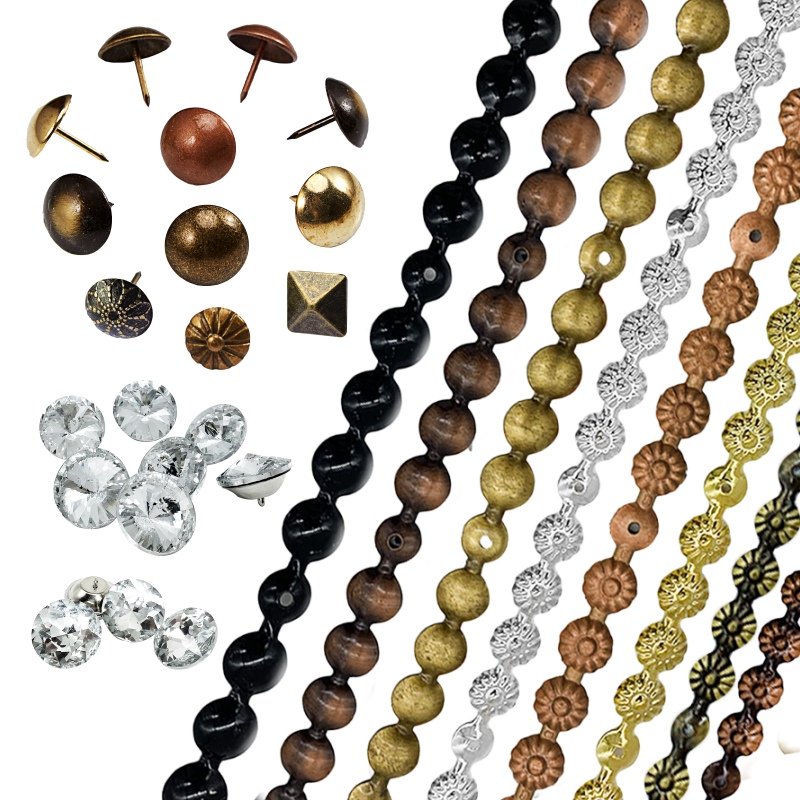Sofa Nail, Crystal Button, Sofa Button