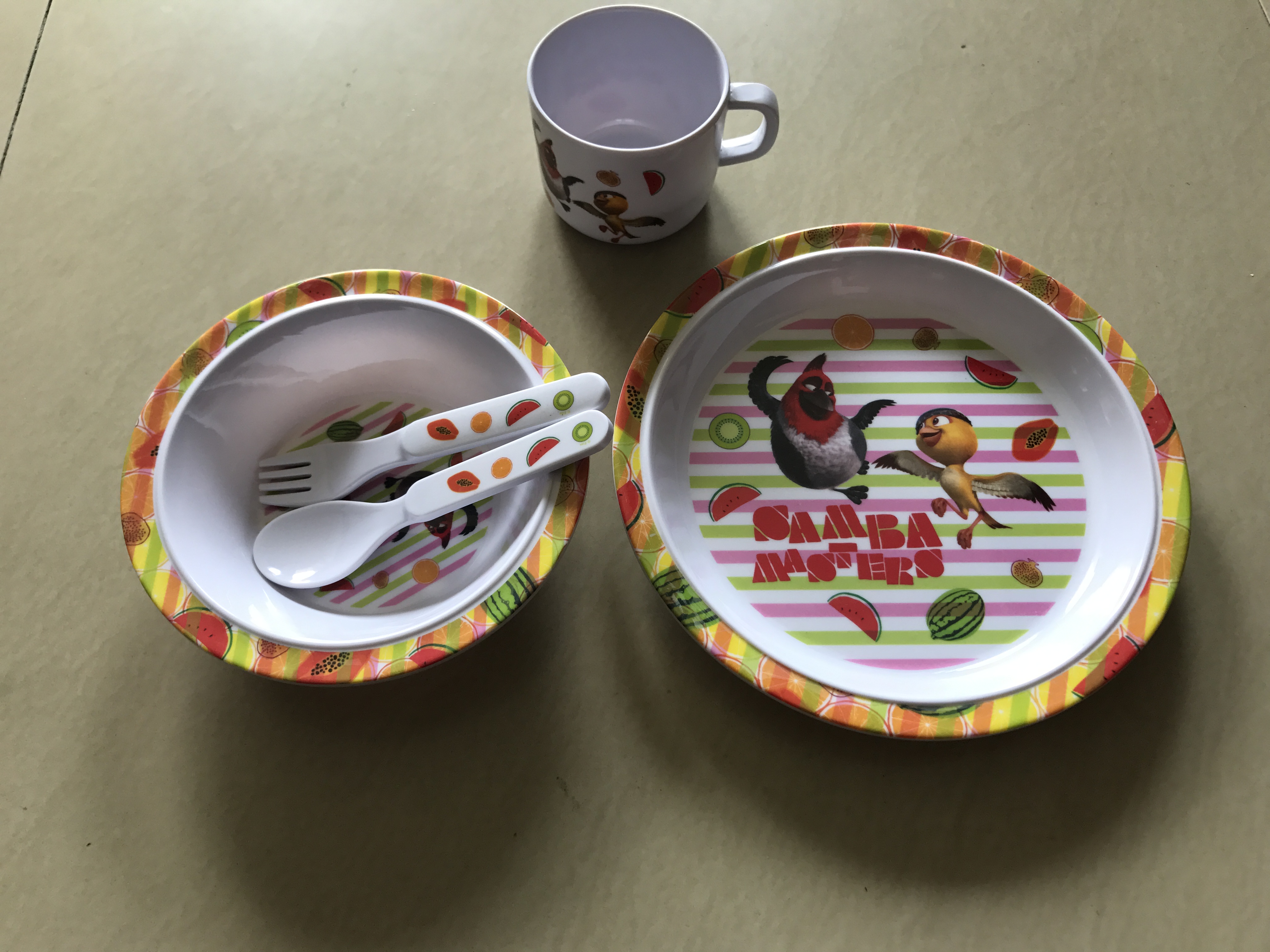 Melamine Children Dinner Set