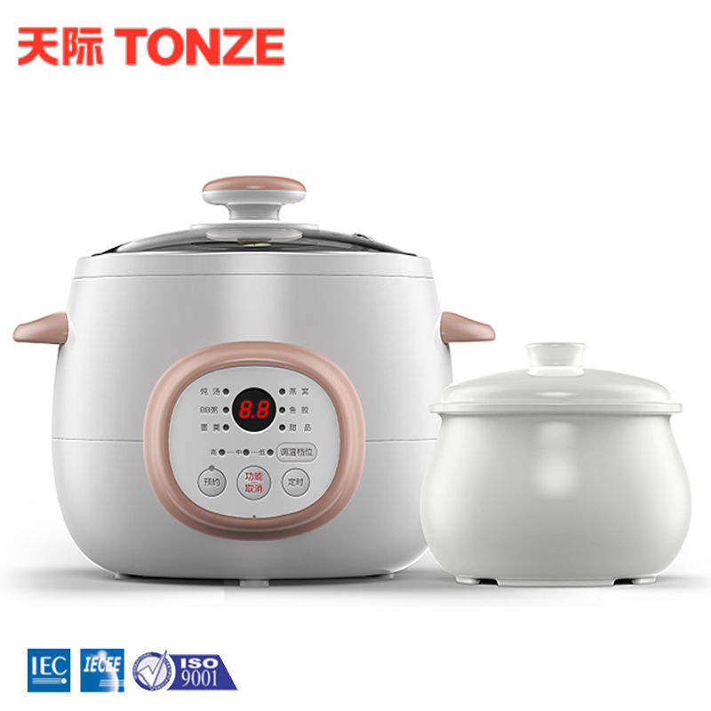 1.5L Slow Porridge Electric Pot Cooker