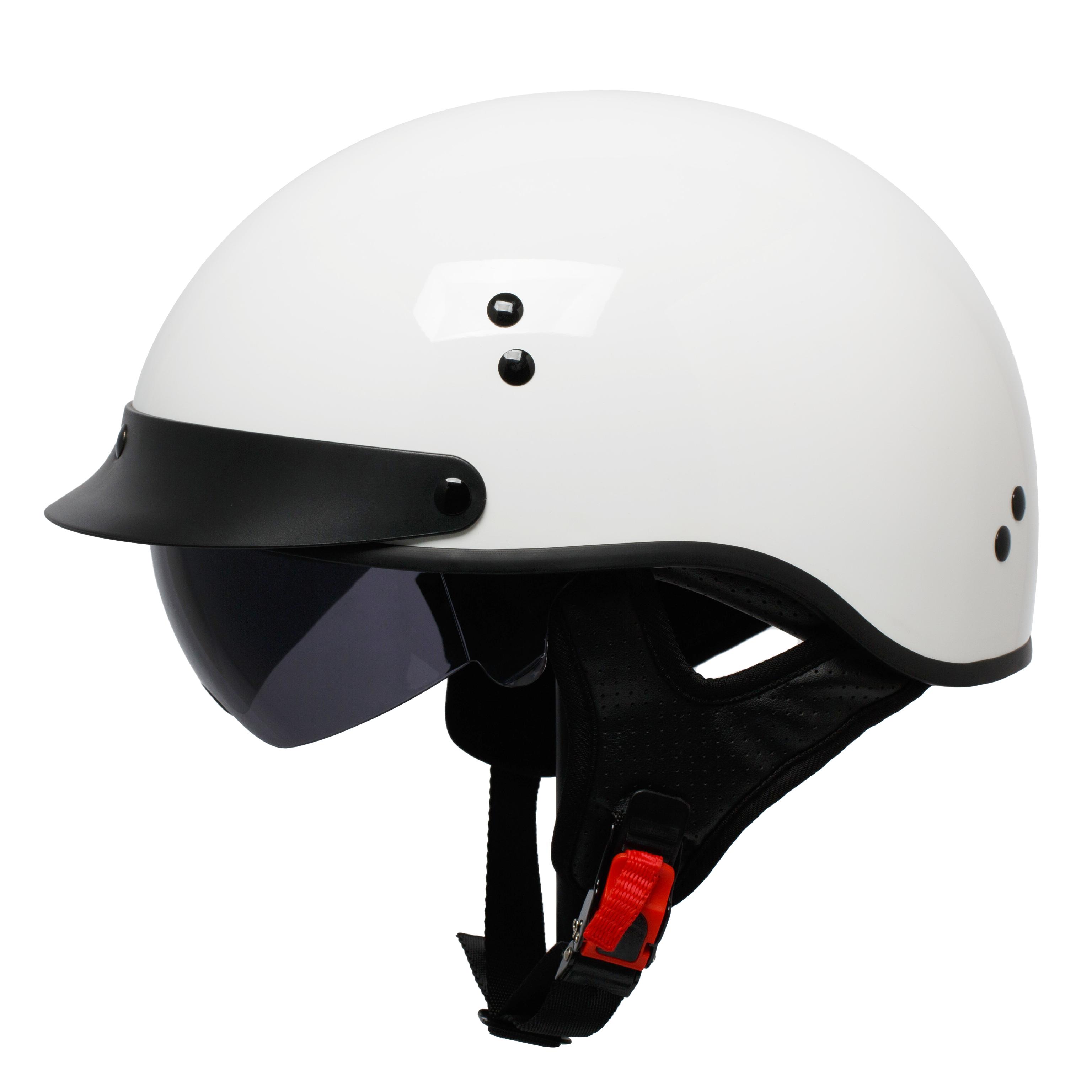 Motorcycle helmet with ECE / DOT-open face helmet
