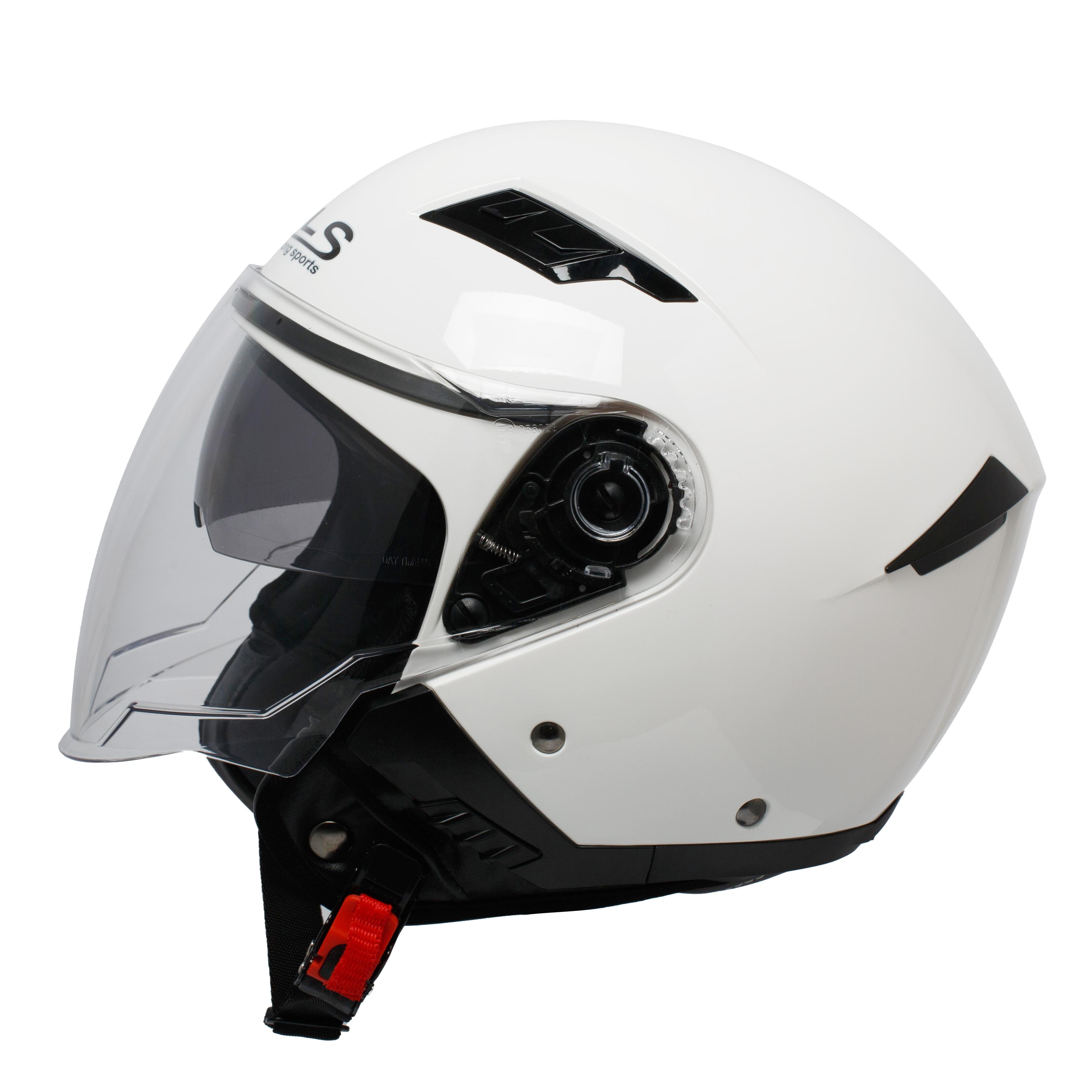 Motorcycle helmet with ECE / DOT-open face helmet