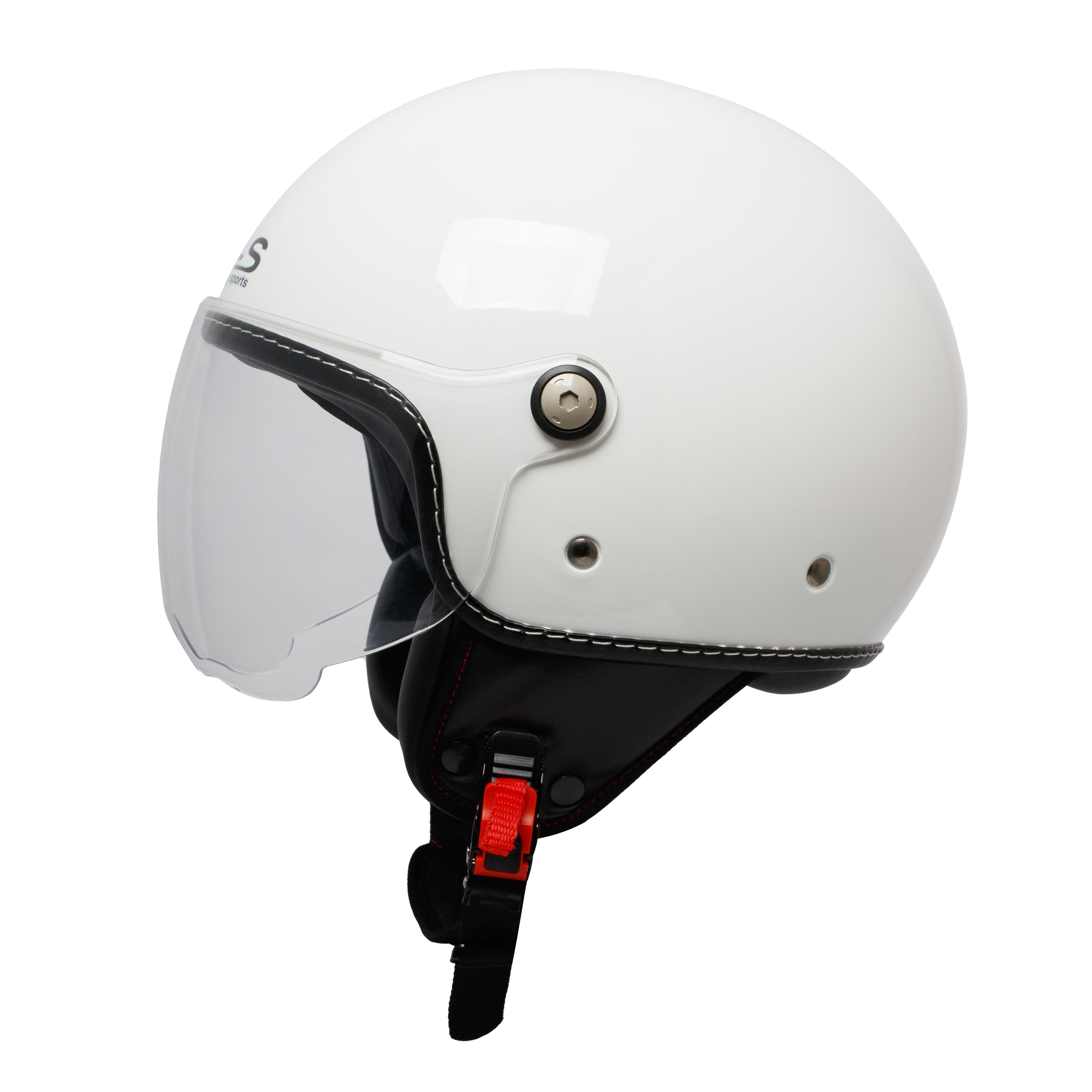 Motorcycle helmet with ECE / DOT-open face helmet