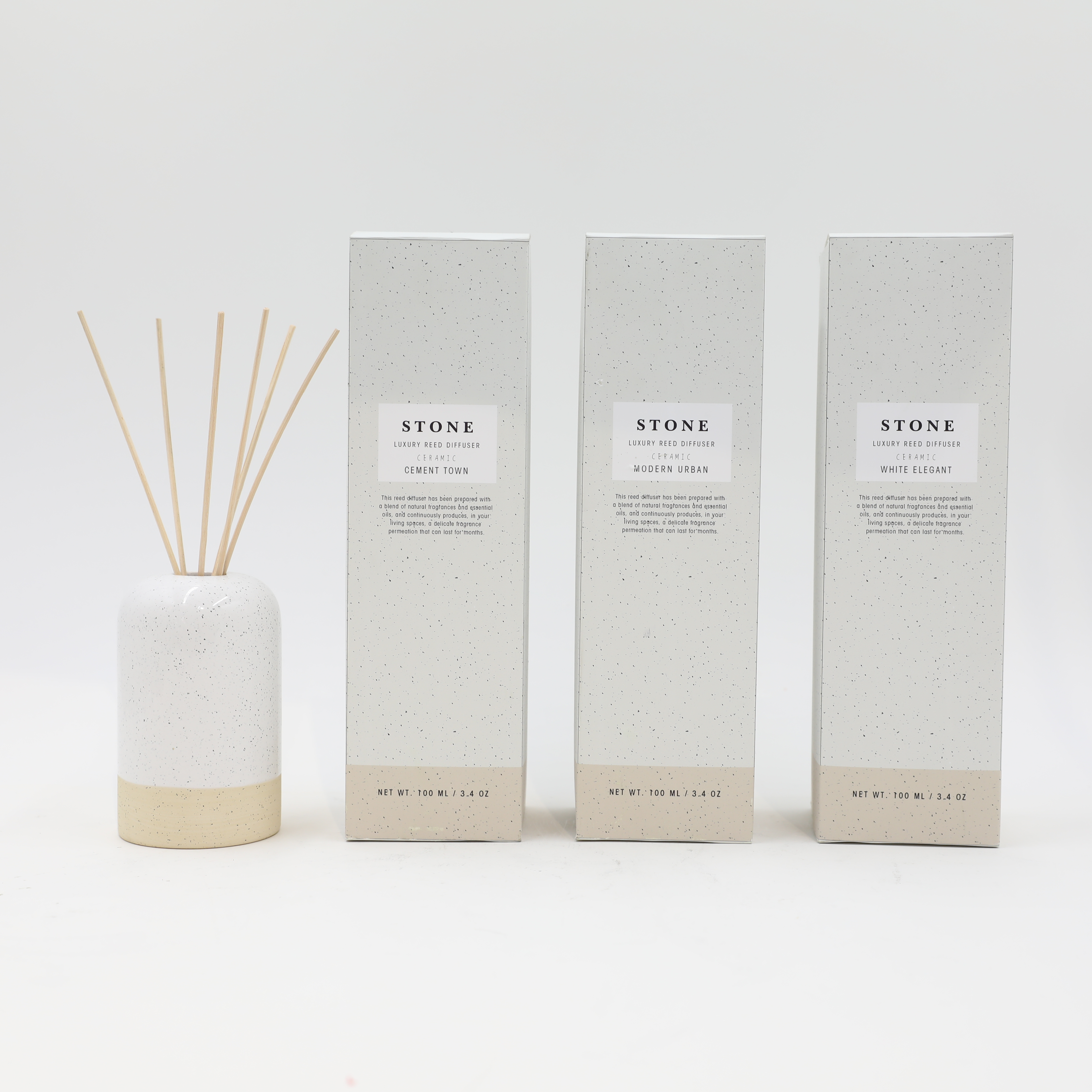 D7.5x12cmh 100ml Ceramic Reed Diffuser