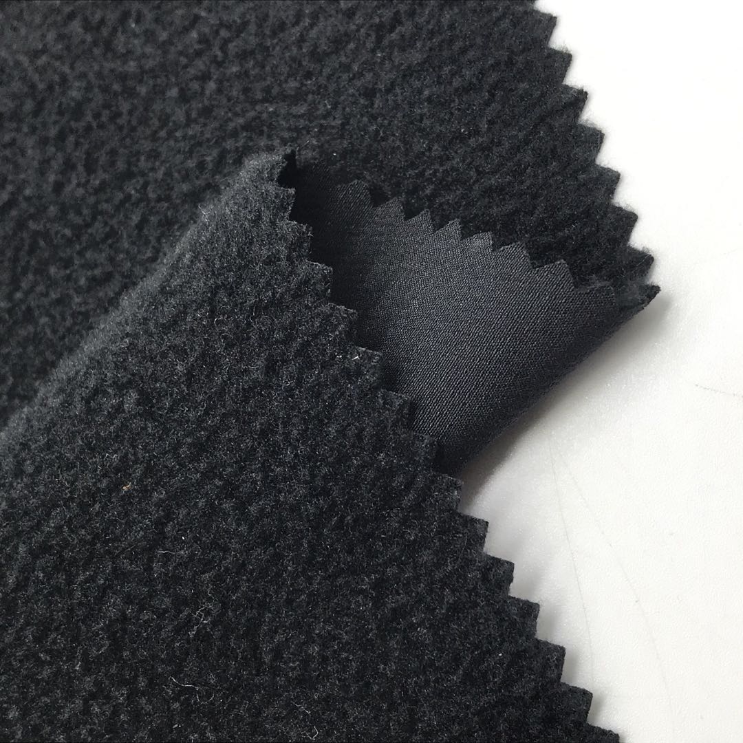 Brushed mountaineering fabric for outdoor jacket