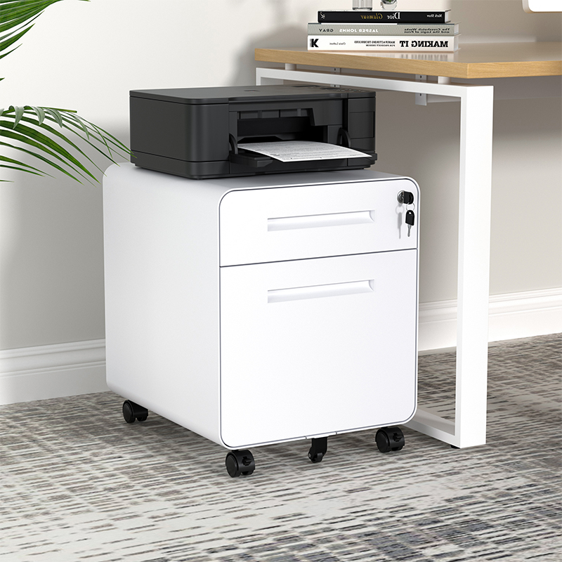 2 drawers Movable Cabinet