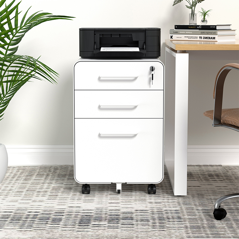 Office 3 Drawer Metal File Cabinet