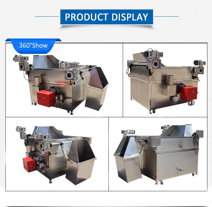 Nut Batch Type Frying Machine
