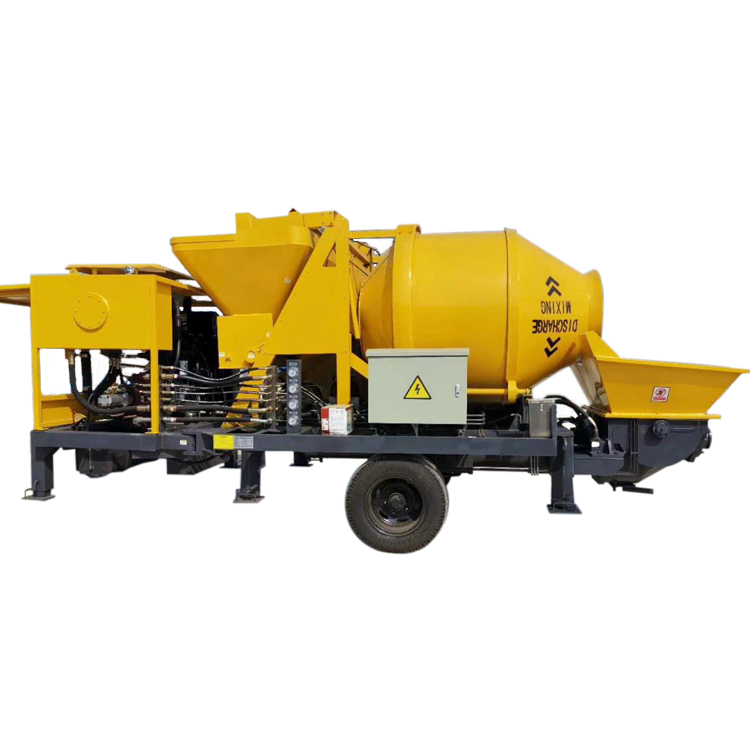 Concrete mixer pump