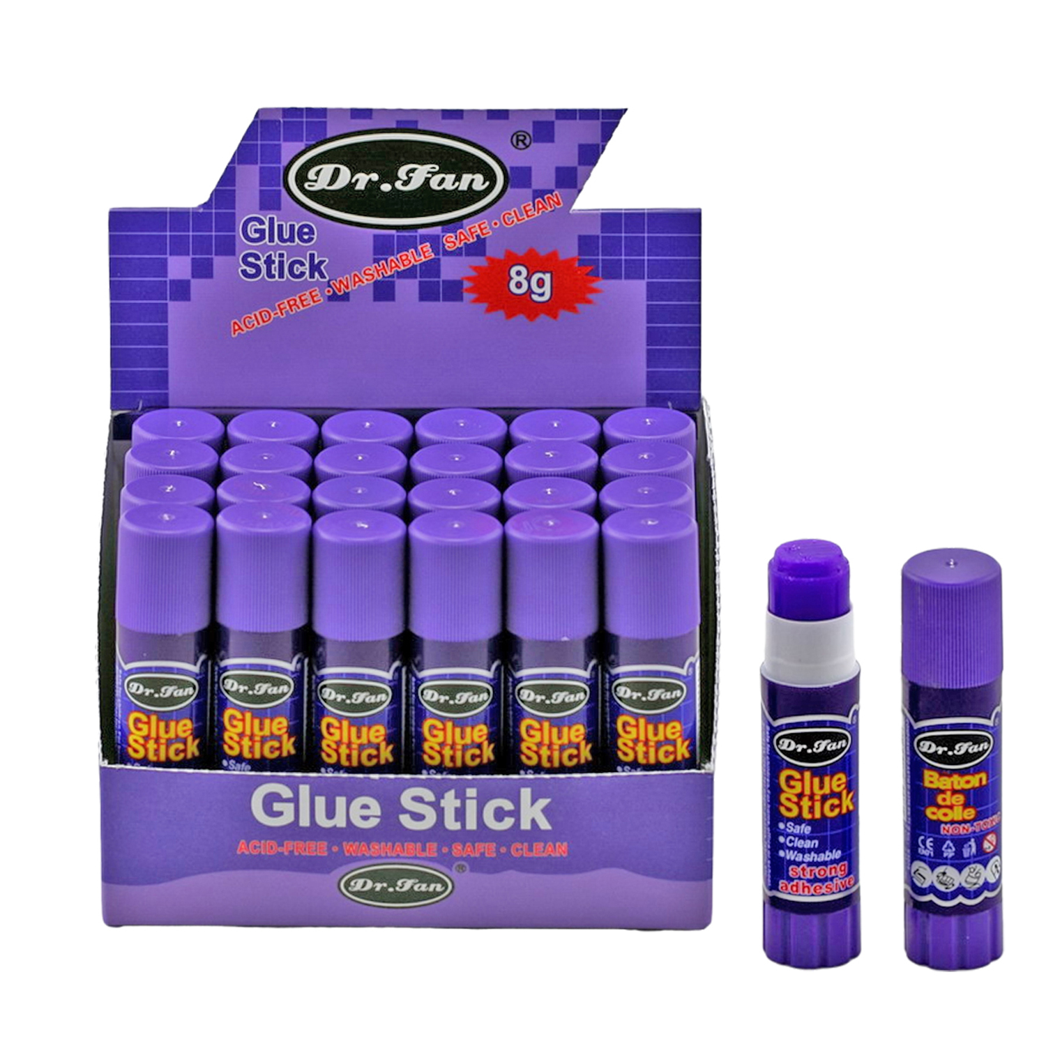 Purple Disappearing Glue Stick