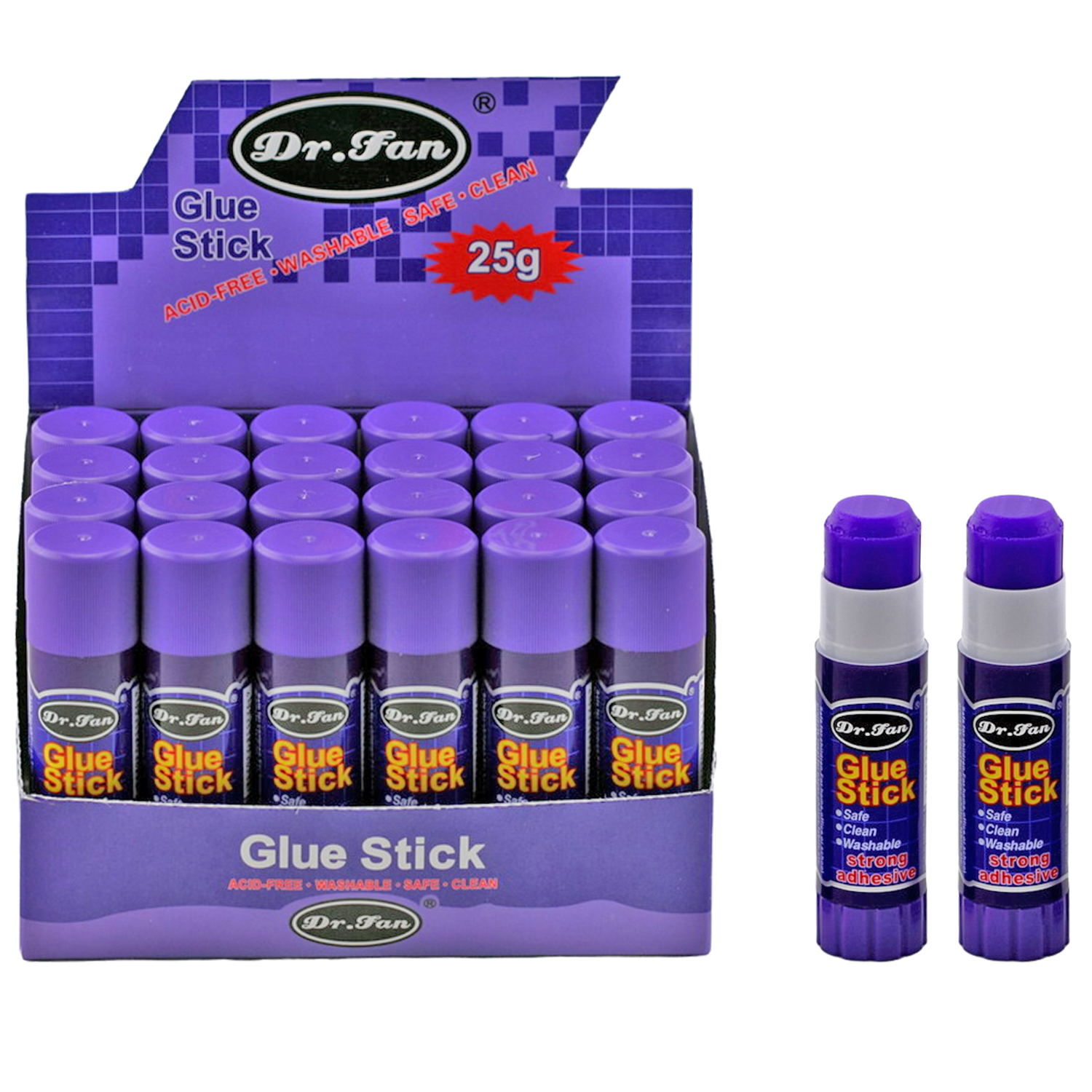 Purple Disappearing Glue Stick