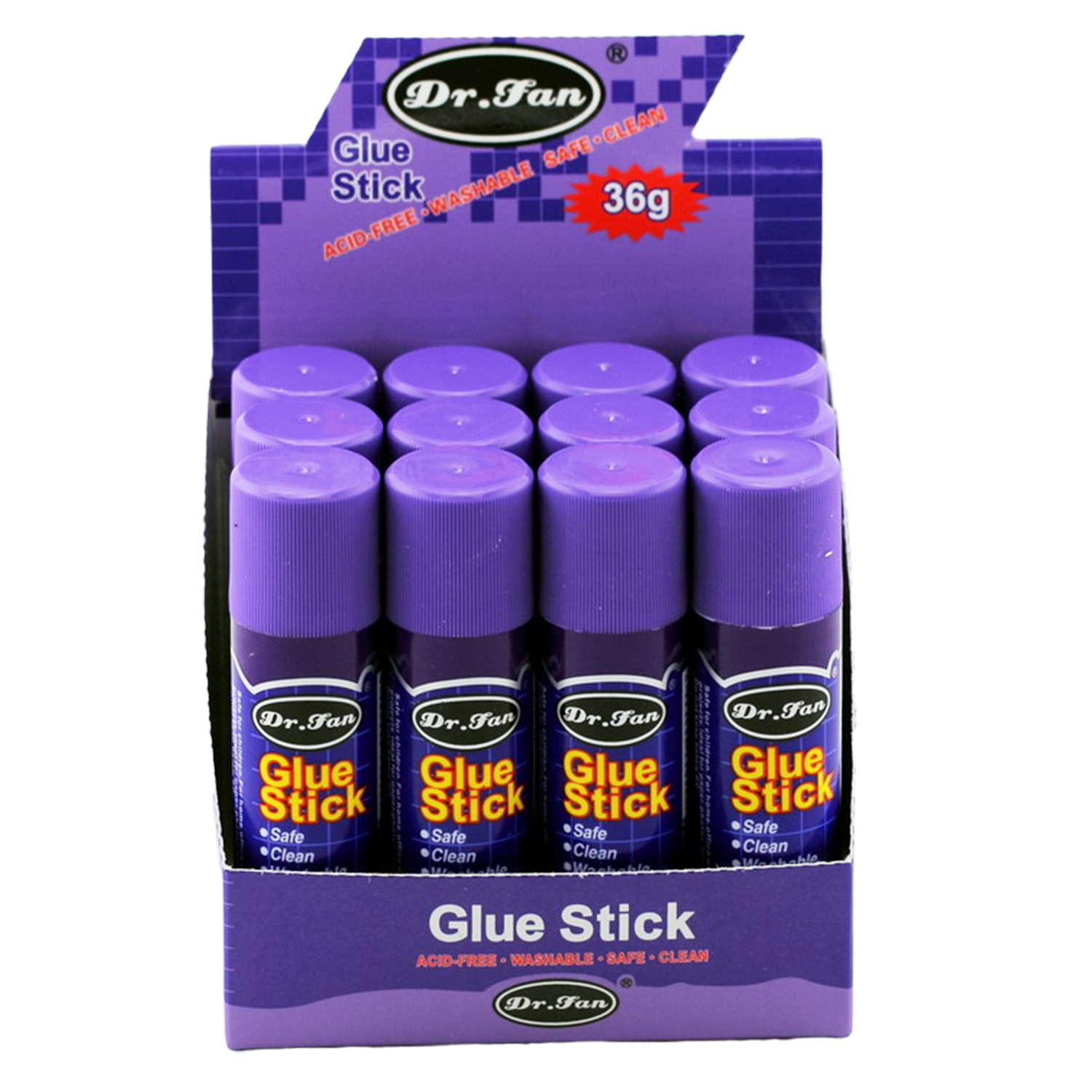 Purple Disappearing Glue Stick