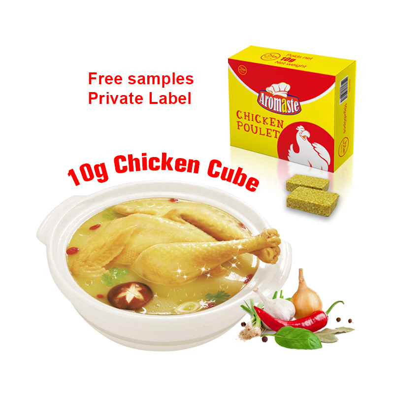 OEM Service 10g Chicken Flavor Seassoning Cube