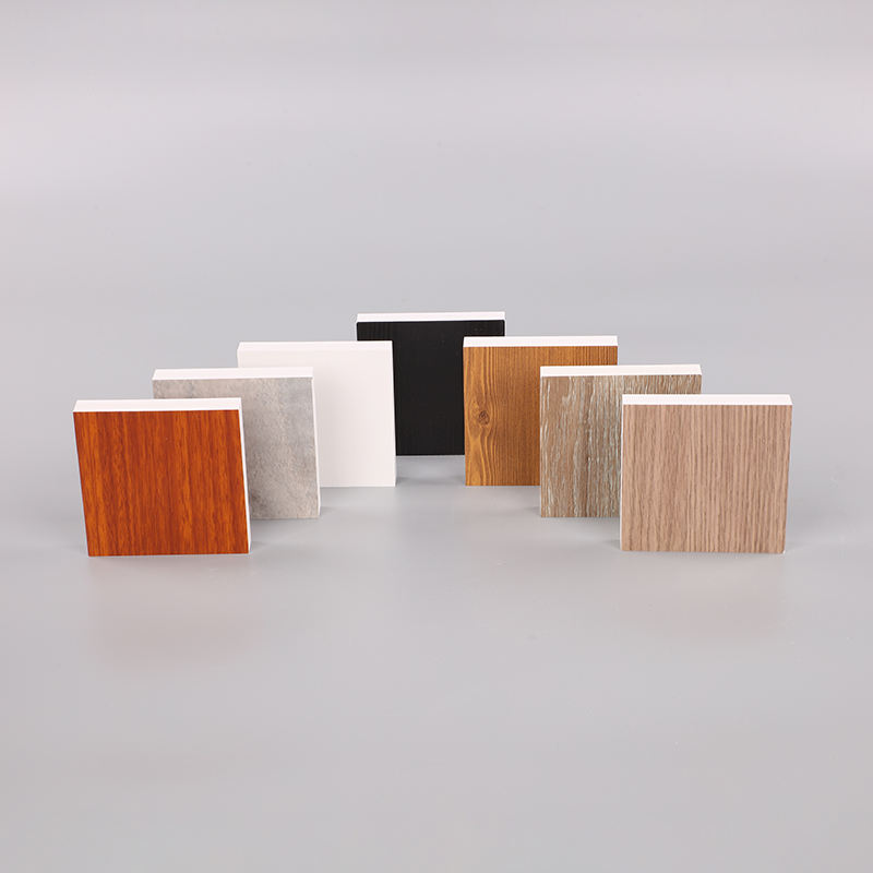 Hot sale wood grain waterproof plastic pvc board for furniture cabinet and construction