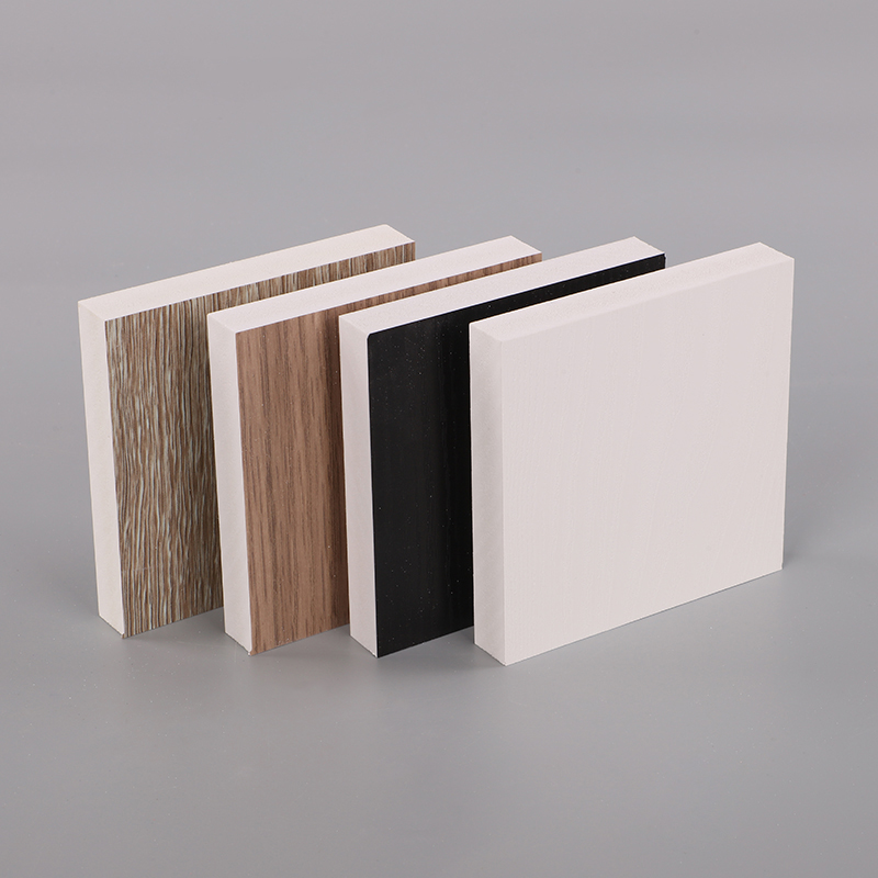 4'x8' Wooden Grain PVC film Laminated PVC Foam Board PVC Sheet For Furniture Cabinet Doors