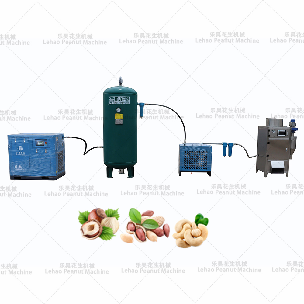 Hazelnut Cashew Peanut Air Type Peeling Machine