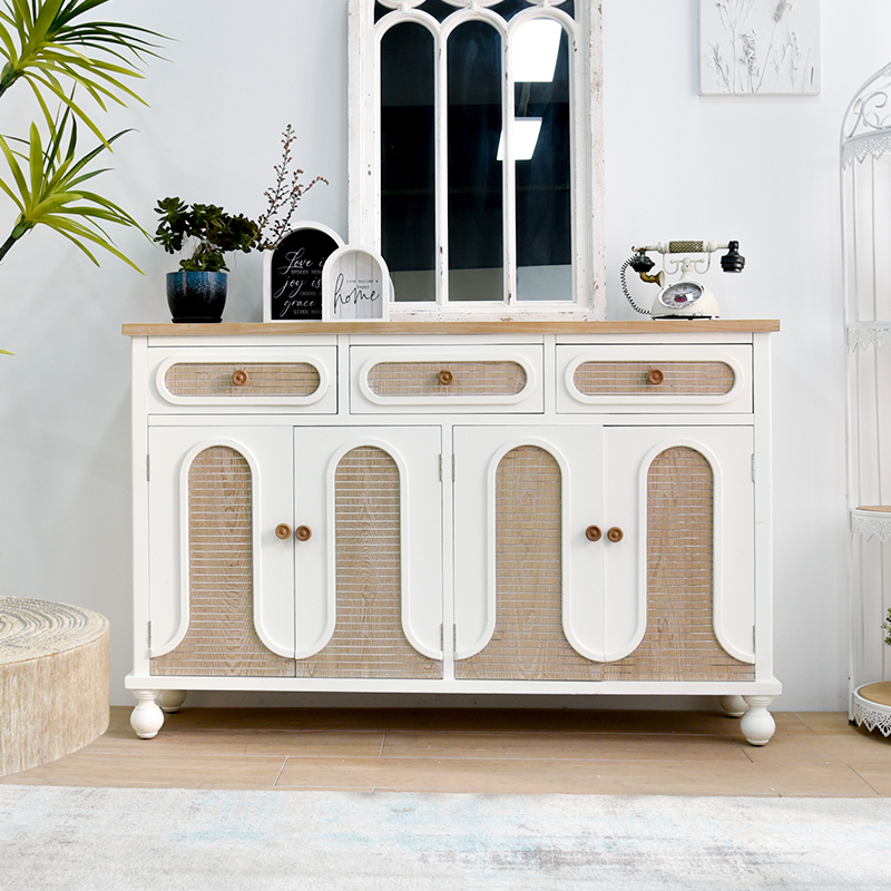 White wooden cabinet