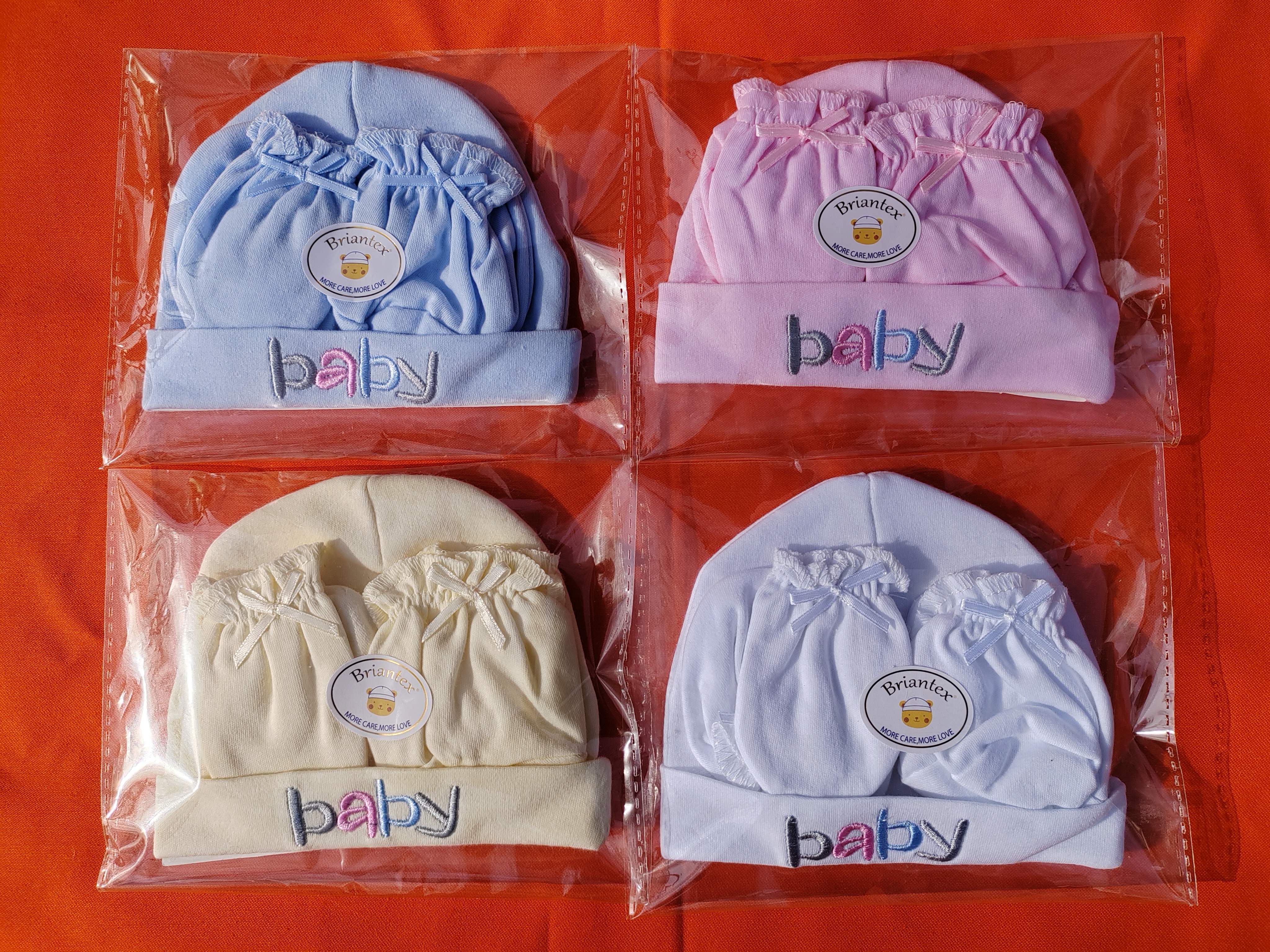 Baby Plain Hat Socks