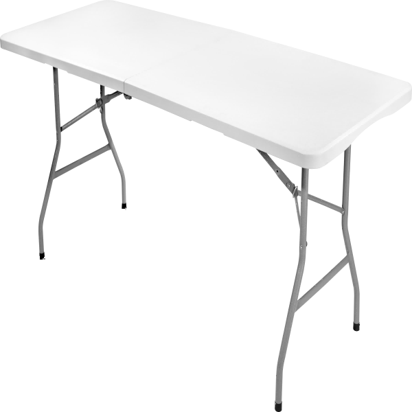 Plastic folding table