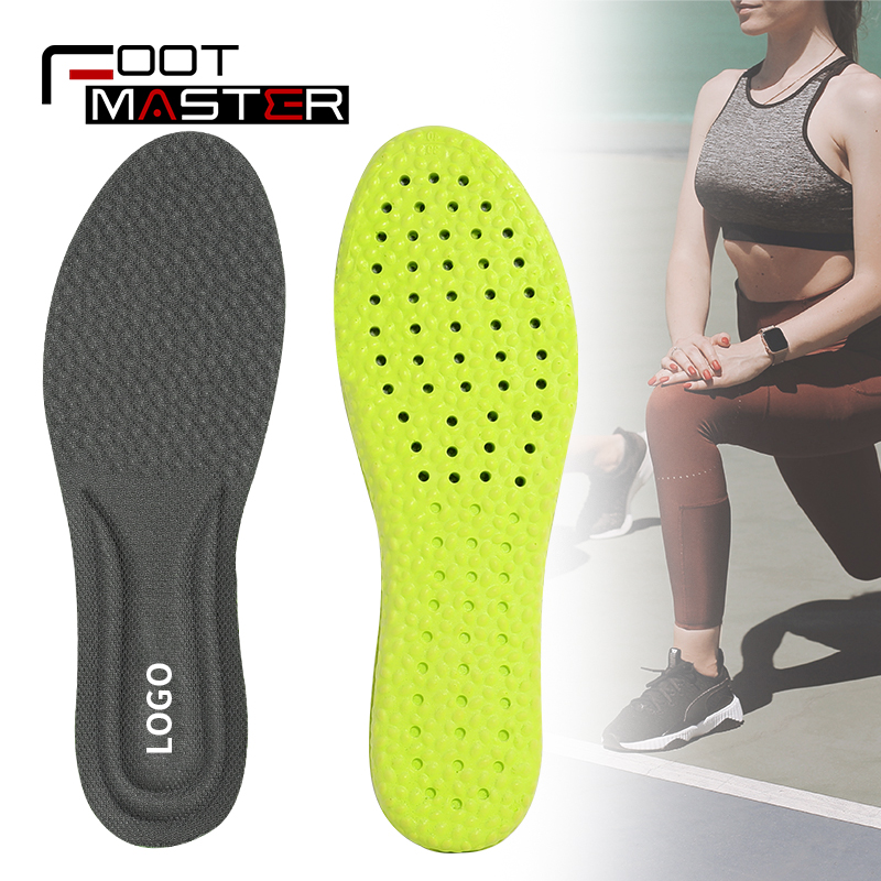 3angni PU elastic comfort sports insoles