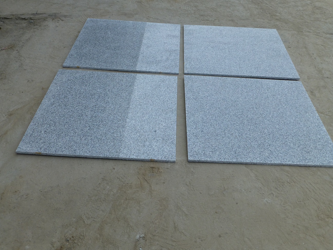 Chinese polished honed flamed bushmahhered kerbs paving Light grey granite