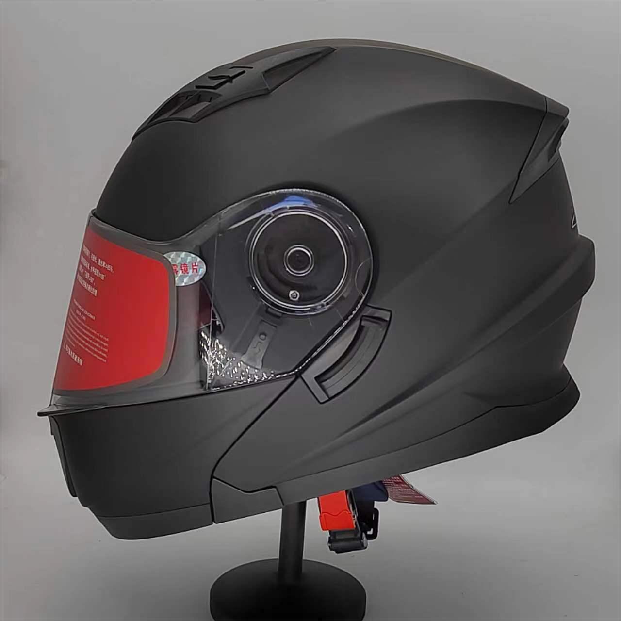 Motorcycle helmet with ECE / DOT-flip up helmet