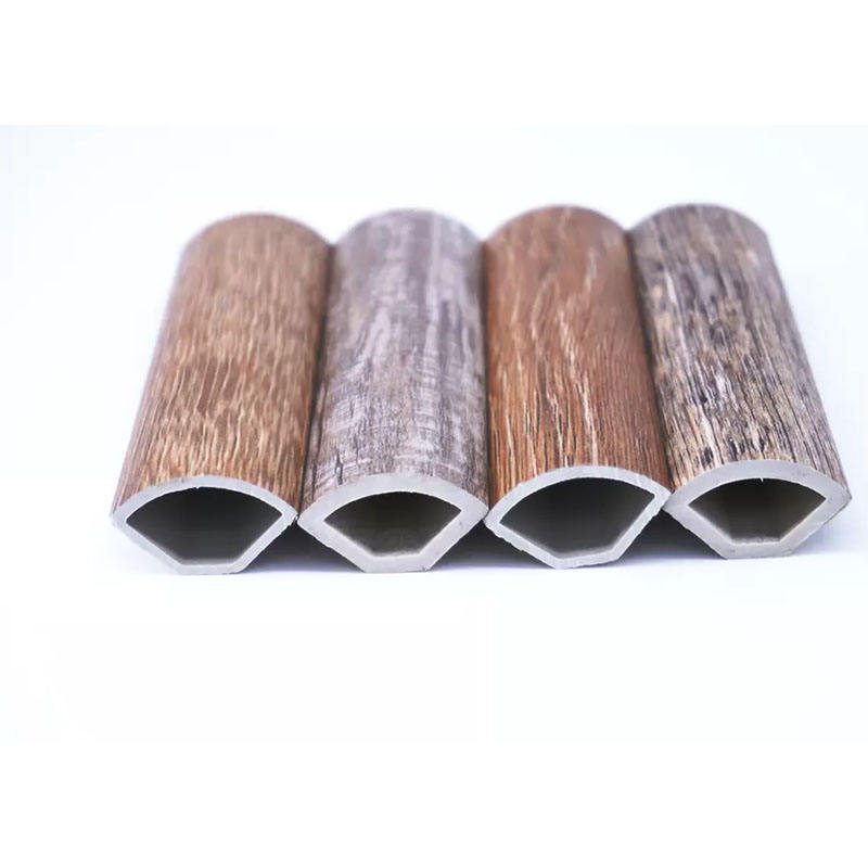 Baseboard Moulding Wood Grain Spc Skirting Board Pvc Molding Skirting Line