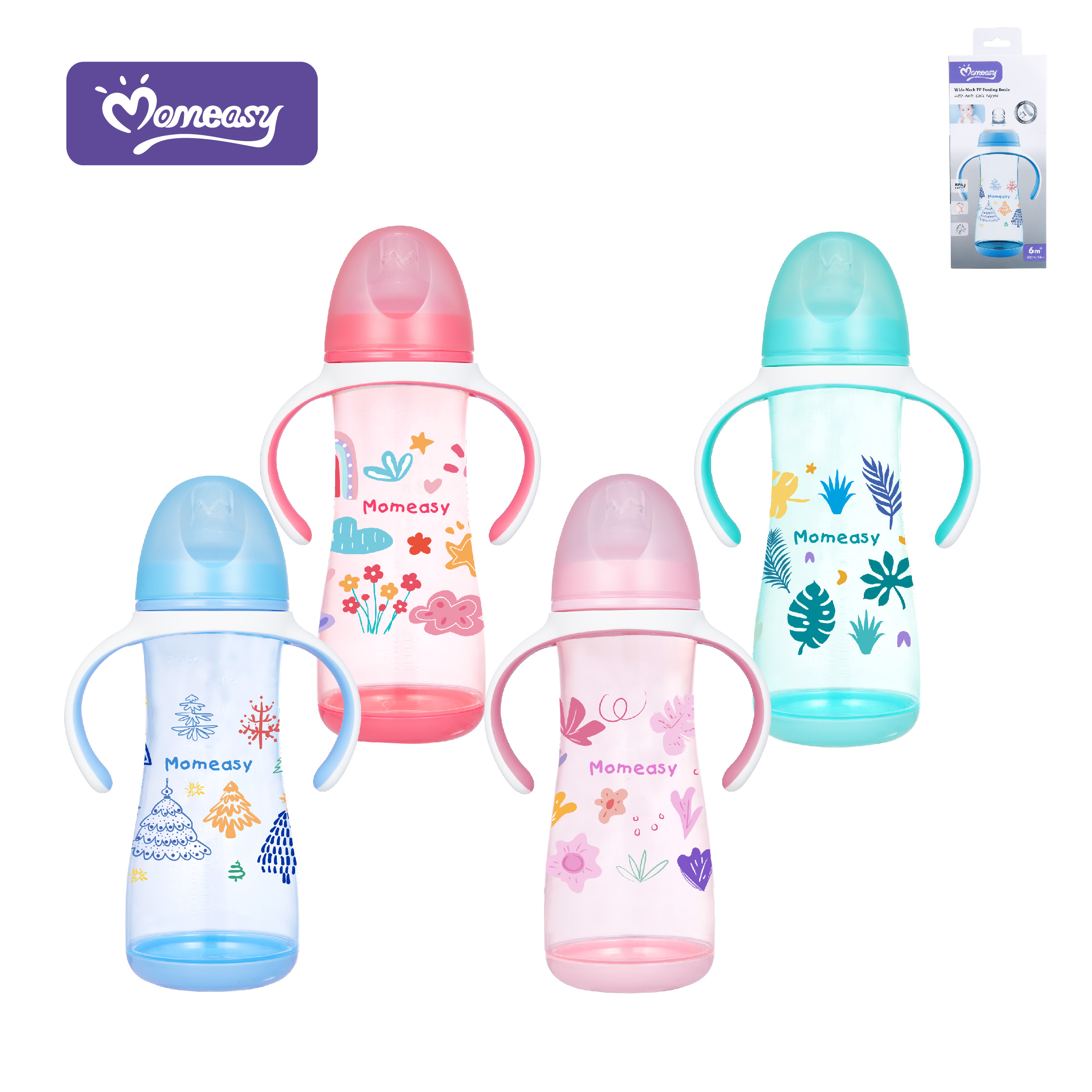 14oz/420ML Wide-neck Feeding Bottle