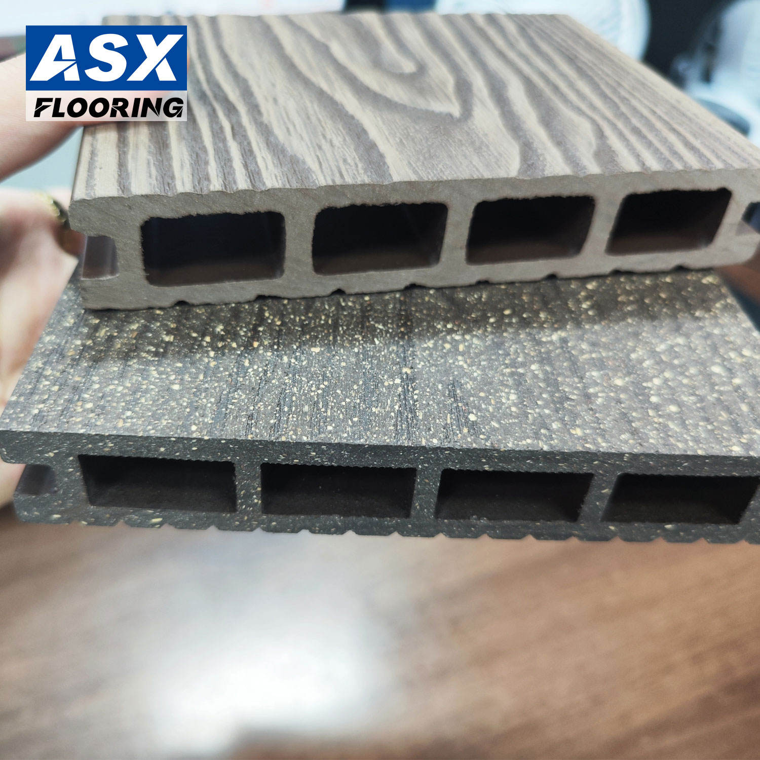 Waterproof Extrusion Hpc Flooring Outdoor Durable Solid/Hollow Harvest Plastic Decking