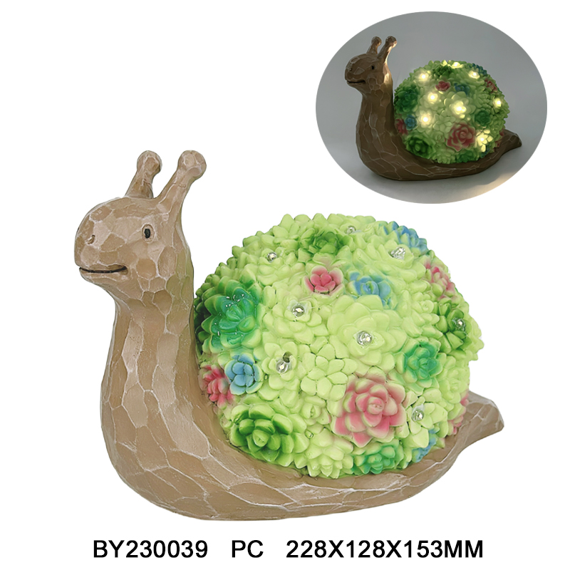 Garden snail with solar lihgt