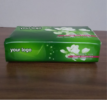 Soft pack facial tissue