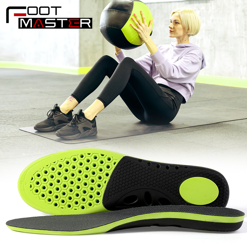 3angni PU Breathable Highly Elastic Sports Cushioning Insoles