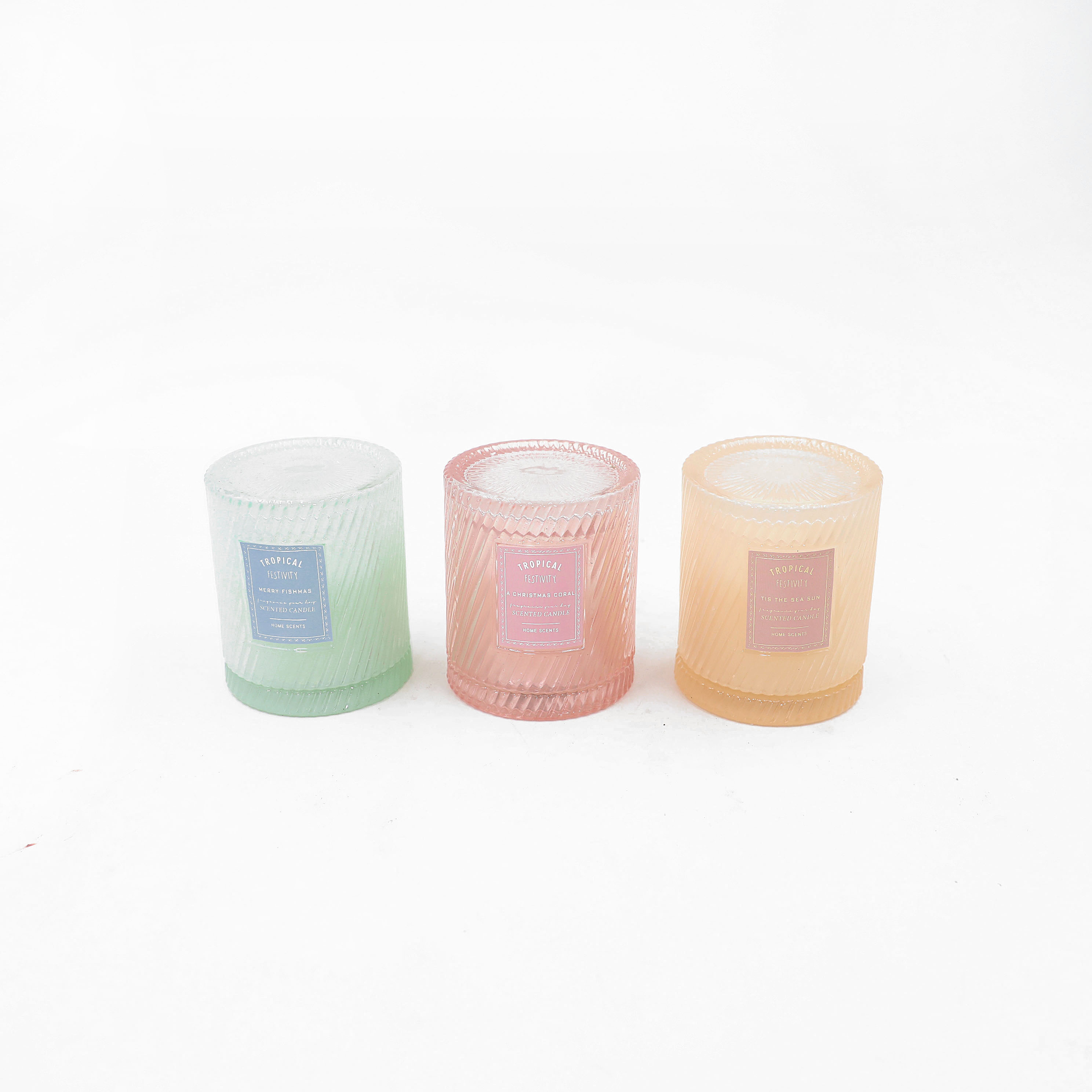 D8x9.6cm Scented Glass Candle With Lid