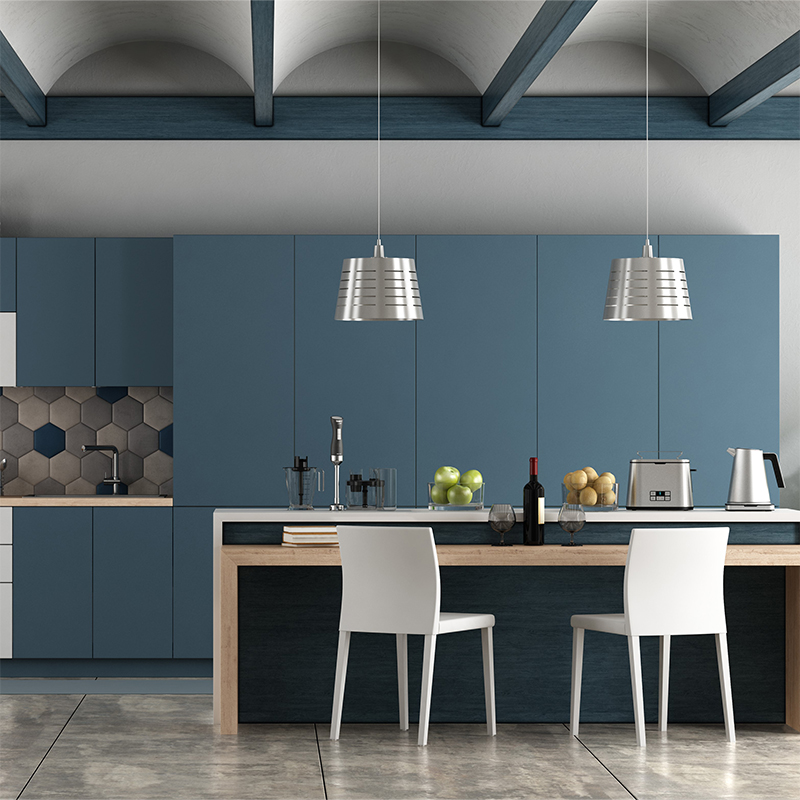 SANYANG kitchen cabinet PVC door melamine PB