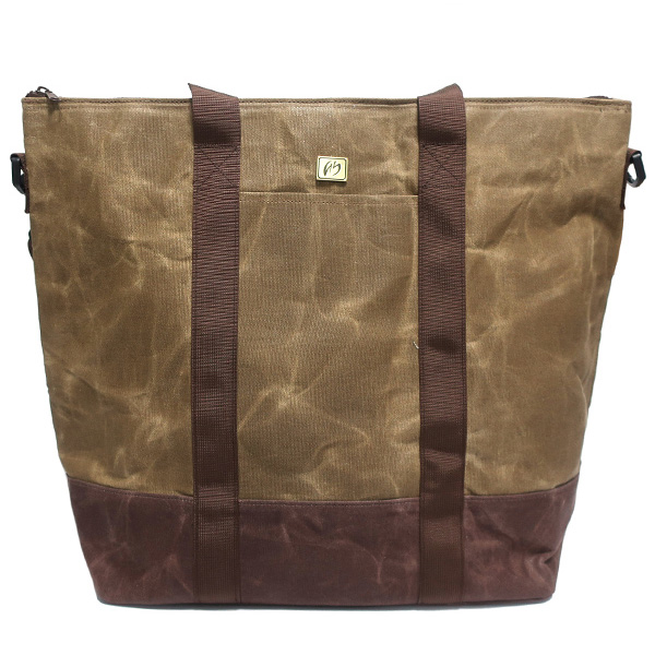 Waxed Canvas Cooler Tote