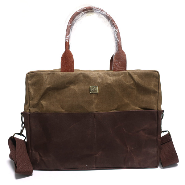 Waxed Canvas Messenger Bag