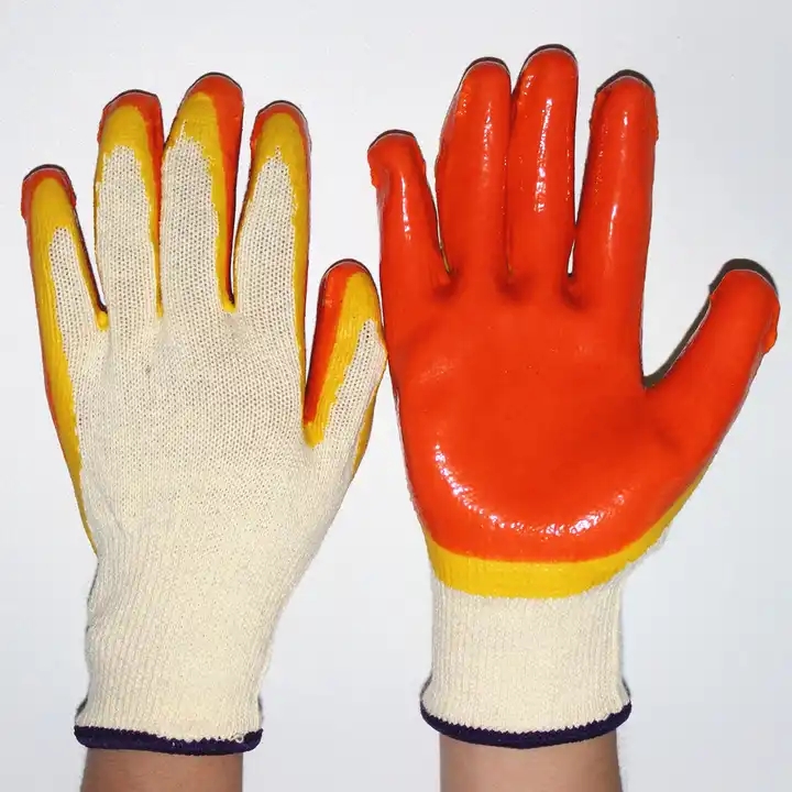 SUNCEND hot sale custom double latex coated safety gloves
