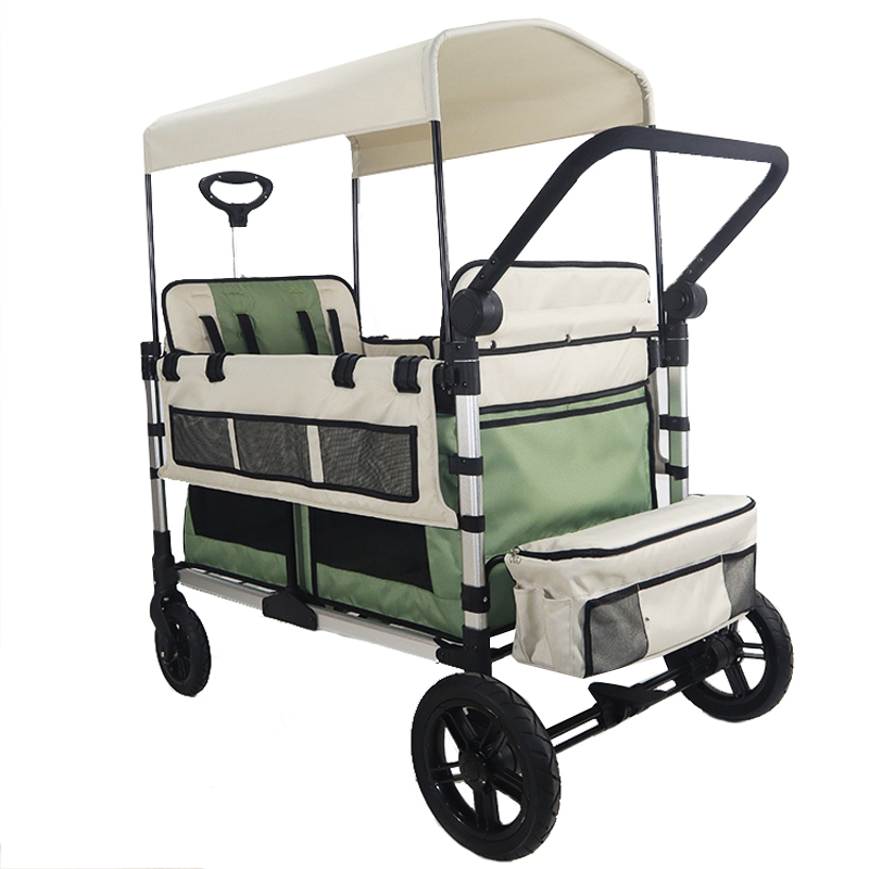 4 Seats trolleysfoldable kids stroller wagon bicycle/portable folding cheap baby wagon stroller